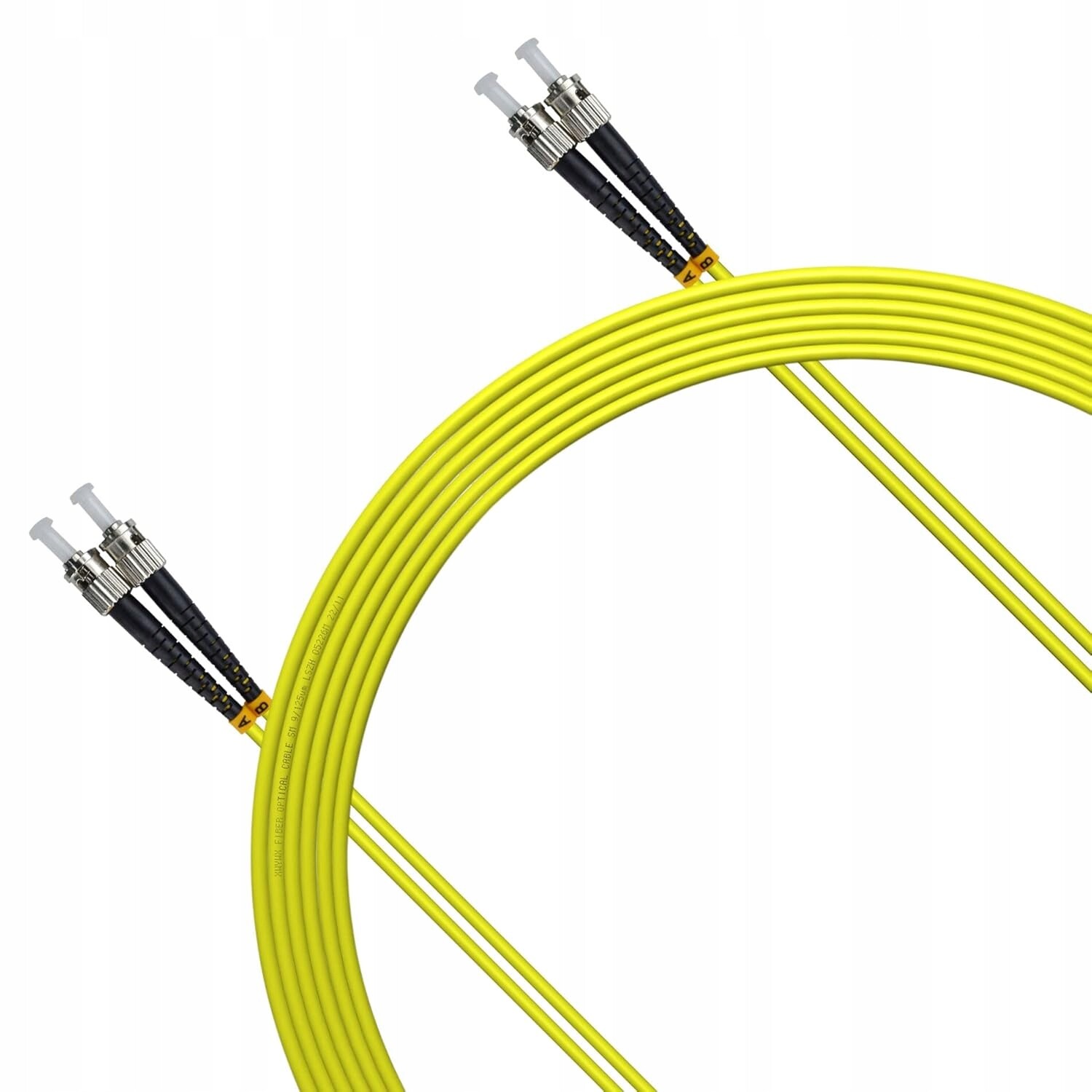 Optický kabel St/upc-st/upcc jednovidový 3,0 mm 80 m Žlutý