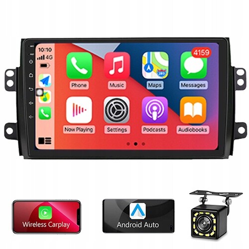 Automobilové rádio Gps Navigace Suzuki SX-4 Fiat Sedici Android 2-DIN