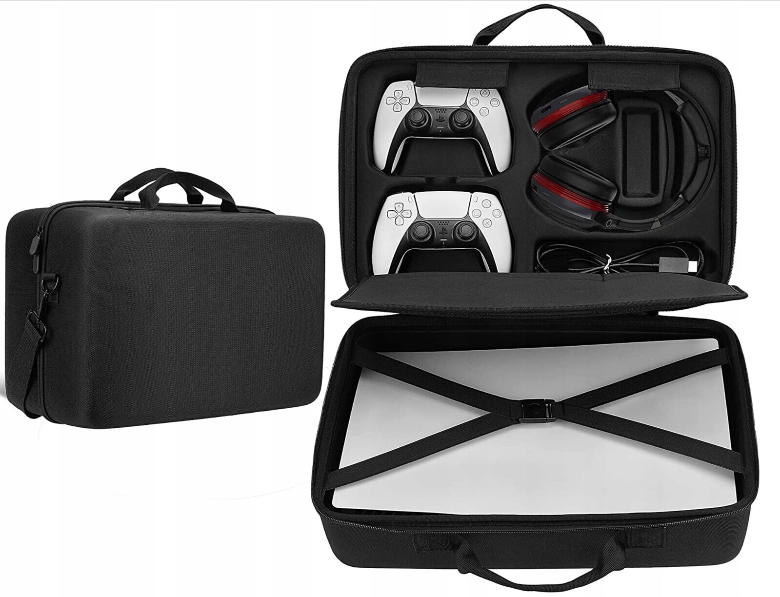 Pouzdro Kufřík Cestovní Zesílený Kufr Pro PS5 Slim PS5 D ChassiC A Pady