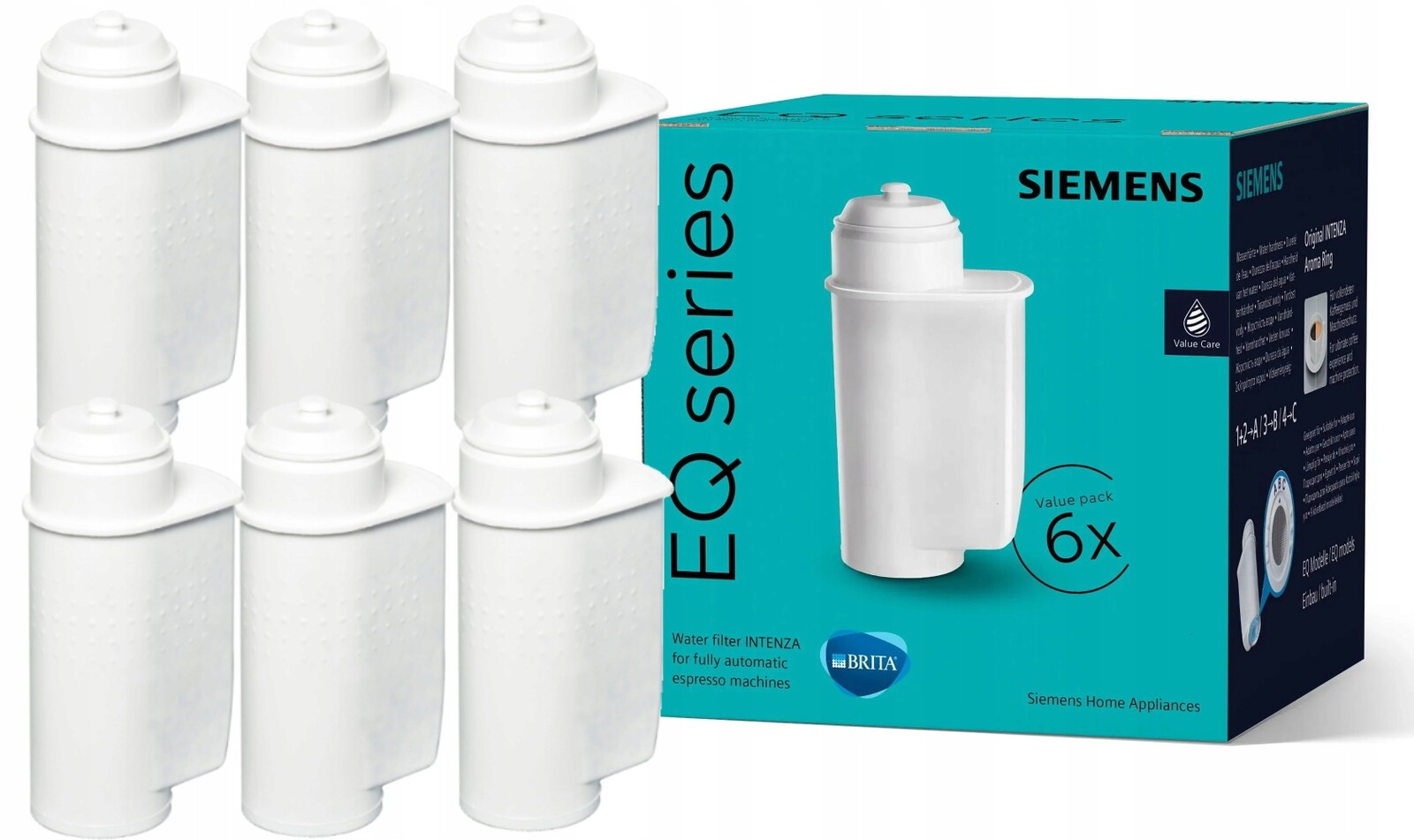 6x Vodní filtr Brita TZ70003 pro kávovar Siemens Bosch