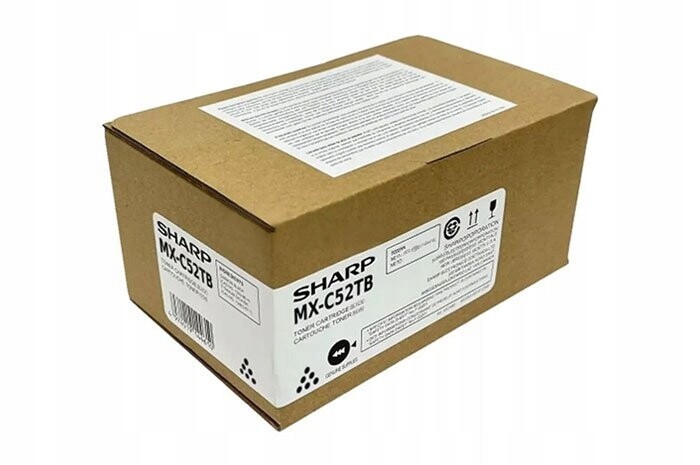 Originální černý toner Sharp MXC428 (MXC52TB, MX-C52TB)