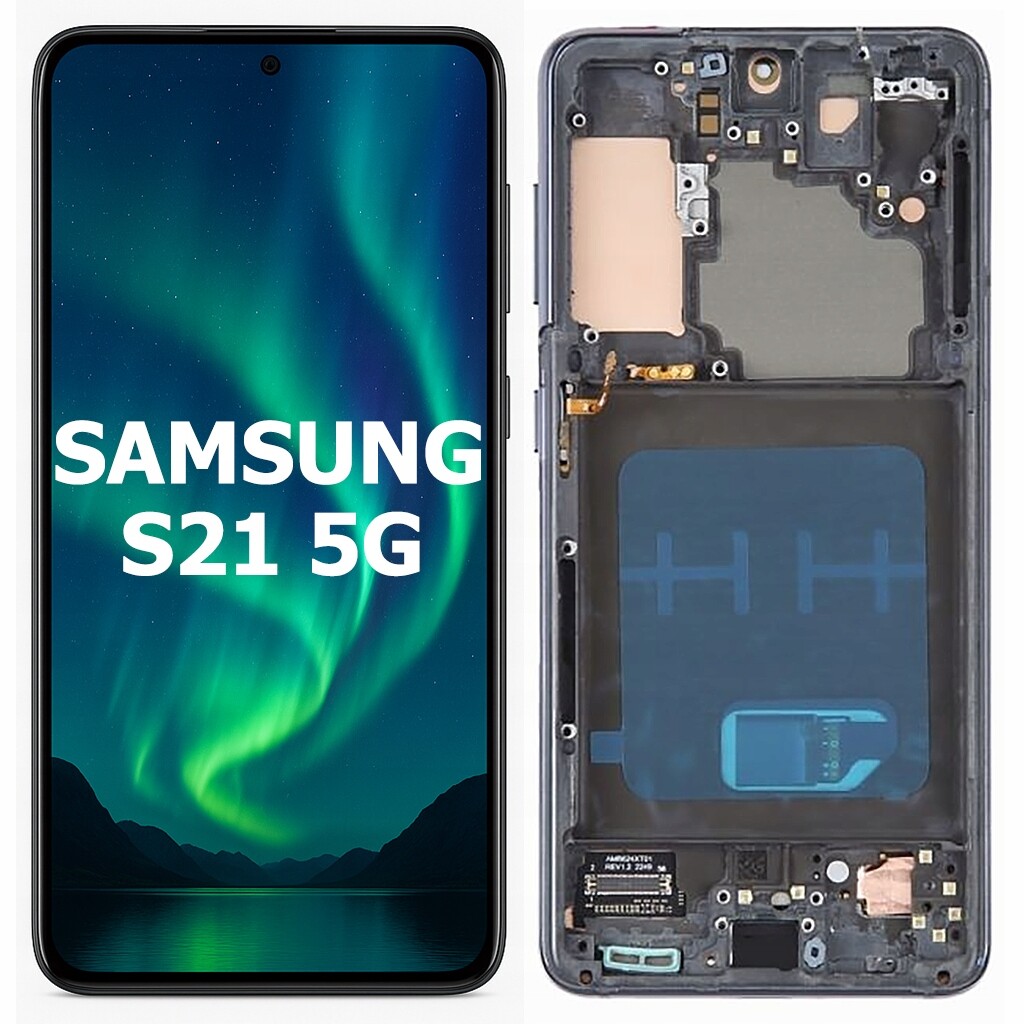 Displej Pro Samsung Galaxy S21 5G Incell Rámeček Šedý Kvalita
