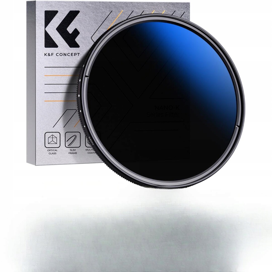 Filtr Pro Fotoaparát K&f Concept Variabilní Efektový Filtr ND2-400 Hmc 67 MM Nano-k