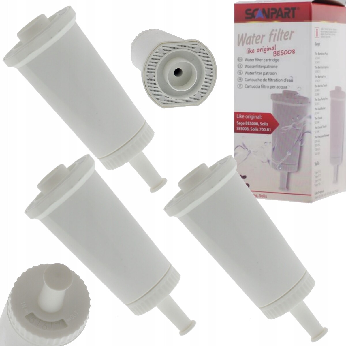 Vodní filtr do kávovaru Sage The Barista Express Pro Touch 3 ks