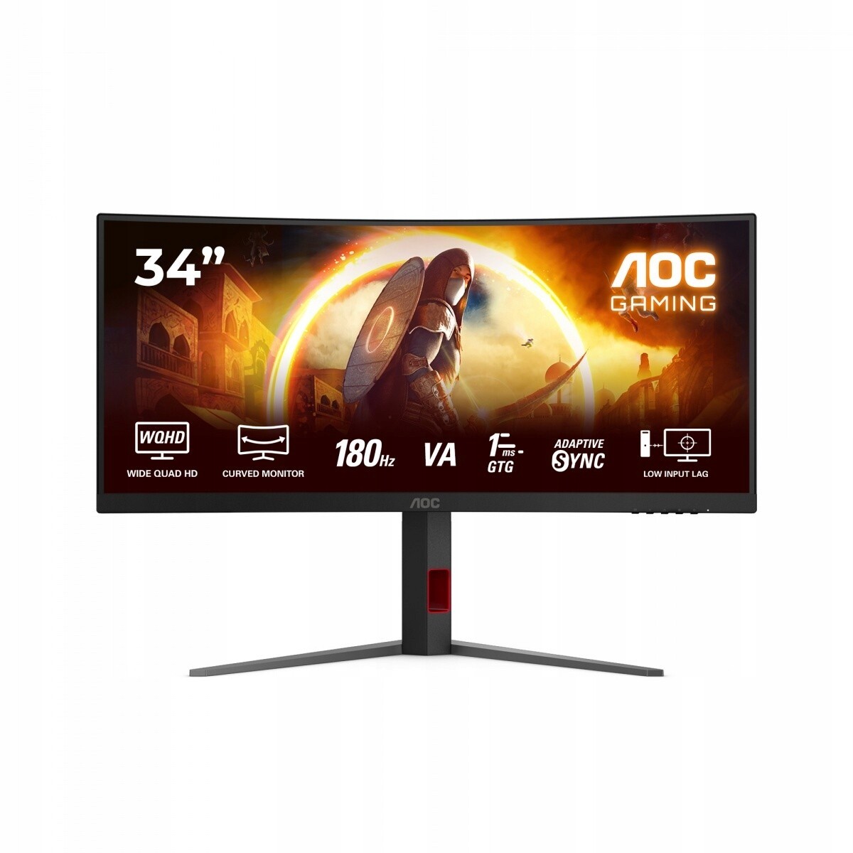 Aoc Monitor CU34G4 34 palce 180 Hz Curved Va HDMIx2 Dp Has