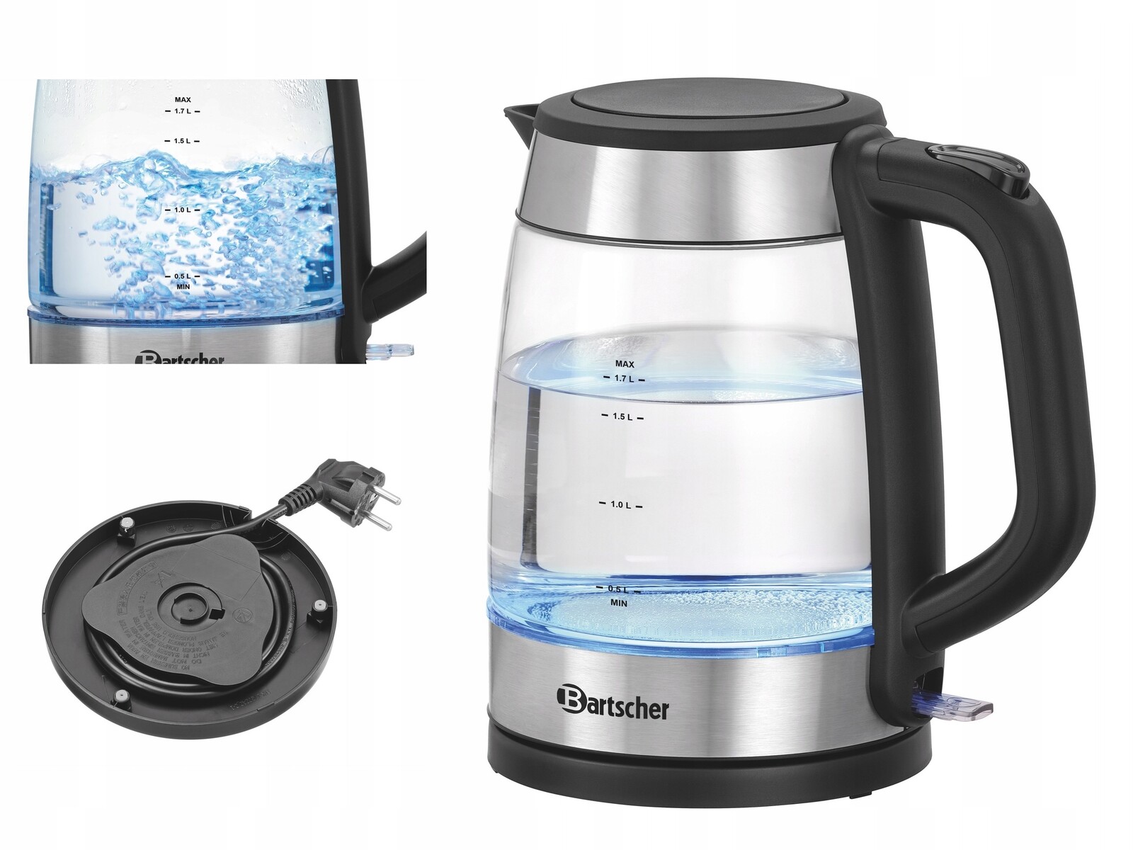 Bezdrátová Elektrická Konvice 1,7 L Bartscher
