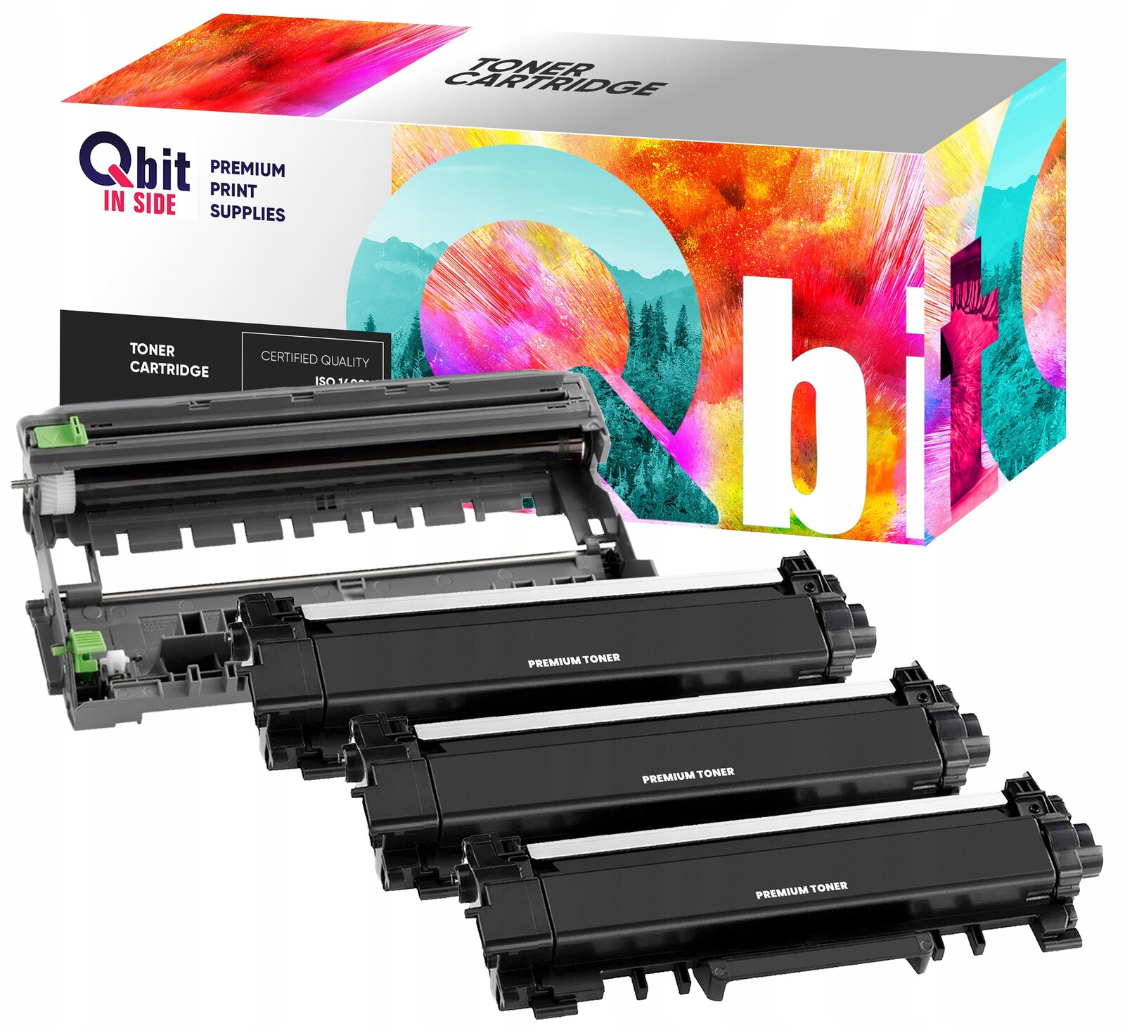 3x Toner Buben Pro Brother MFC-L2712DN MFC-L2712DW DCP-L2532DW DCP-L2512D