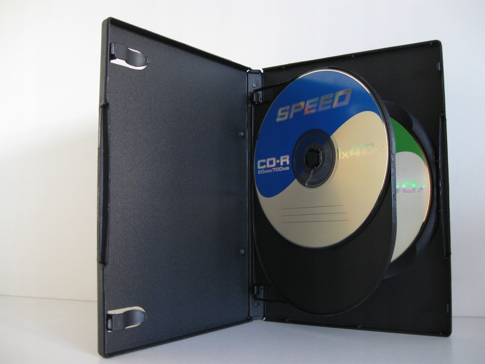 Krabice DVD x3 na disky 14 mm standard Černé 100 kusů