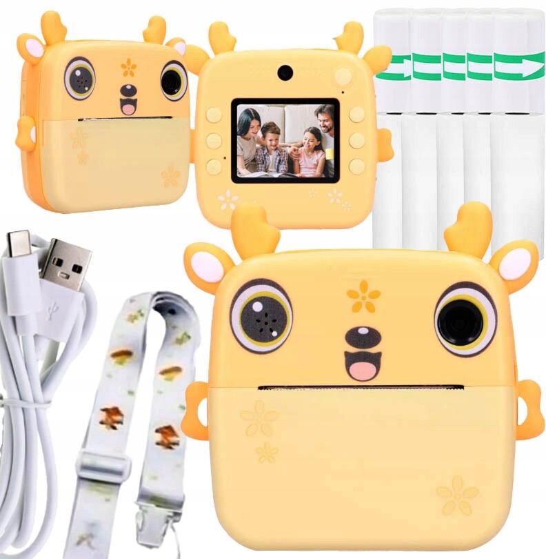 Mini Tiskárna Instantní Termální Fotoaparát 10 Rolí