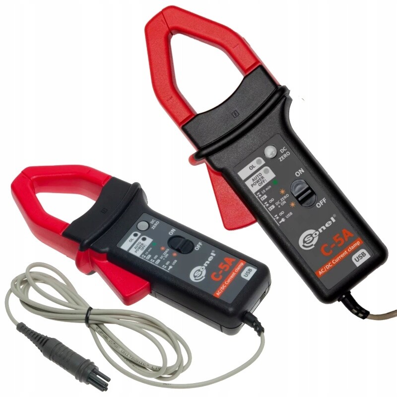 Měřicí kleště Sonel C-5A 1000A Ac/dc fi 39mm 5-pin pro Mpi Pqm Mmr