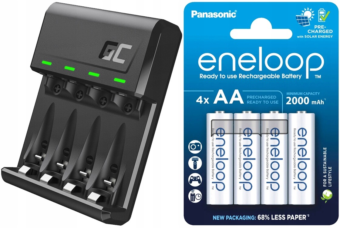 Nabíječka Baterií Aa Aaa 4x Panasonic Eneloop Aa 2000 mAh