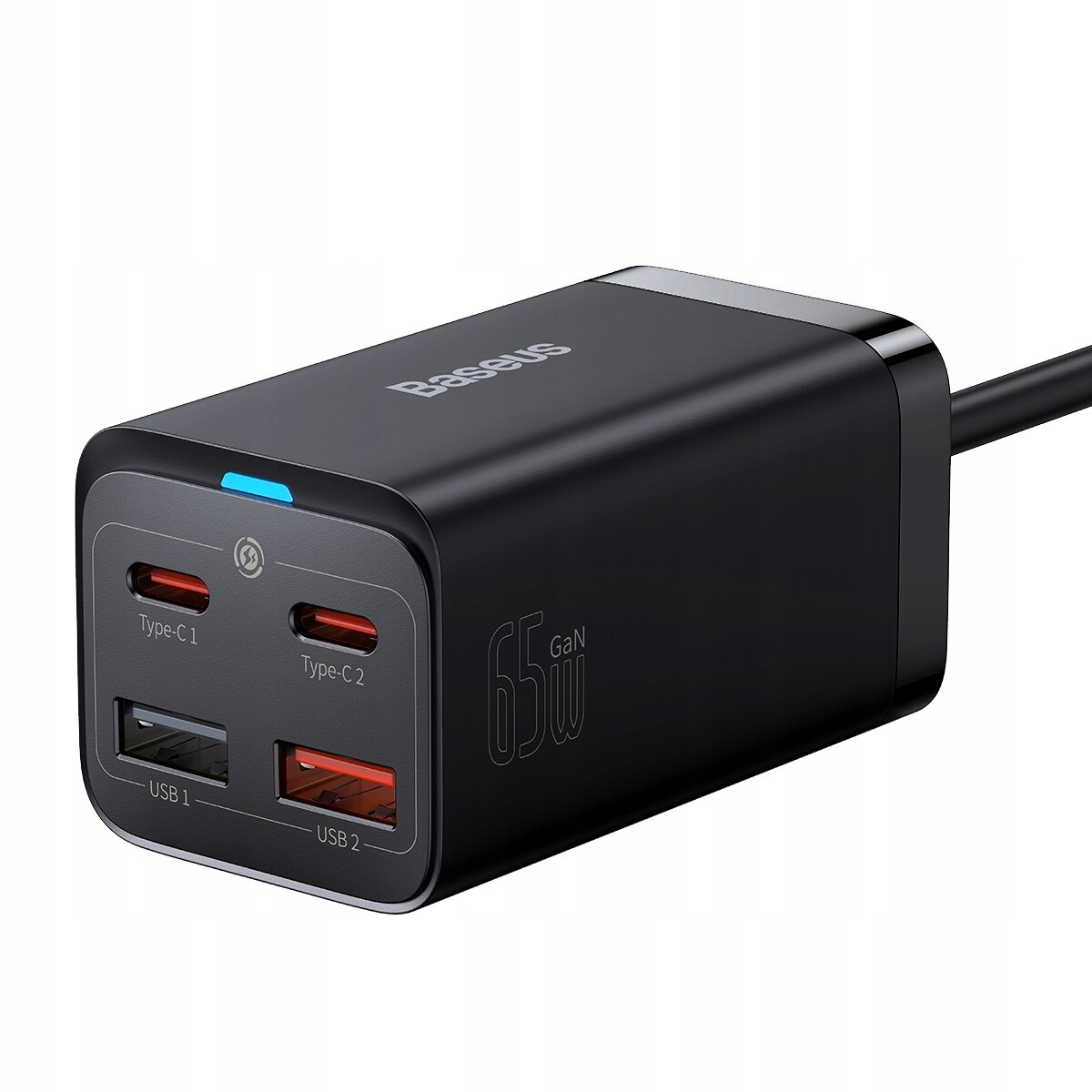 Baseus Síťová Nabíječka Zásuvková Lišta Napájecí Zdroj 4x Usb Usb-c Pd 65W