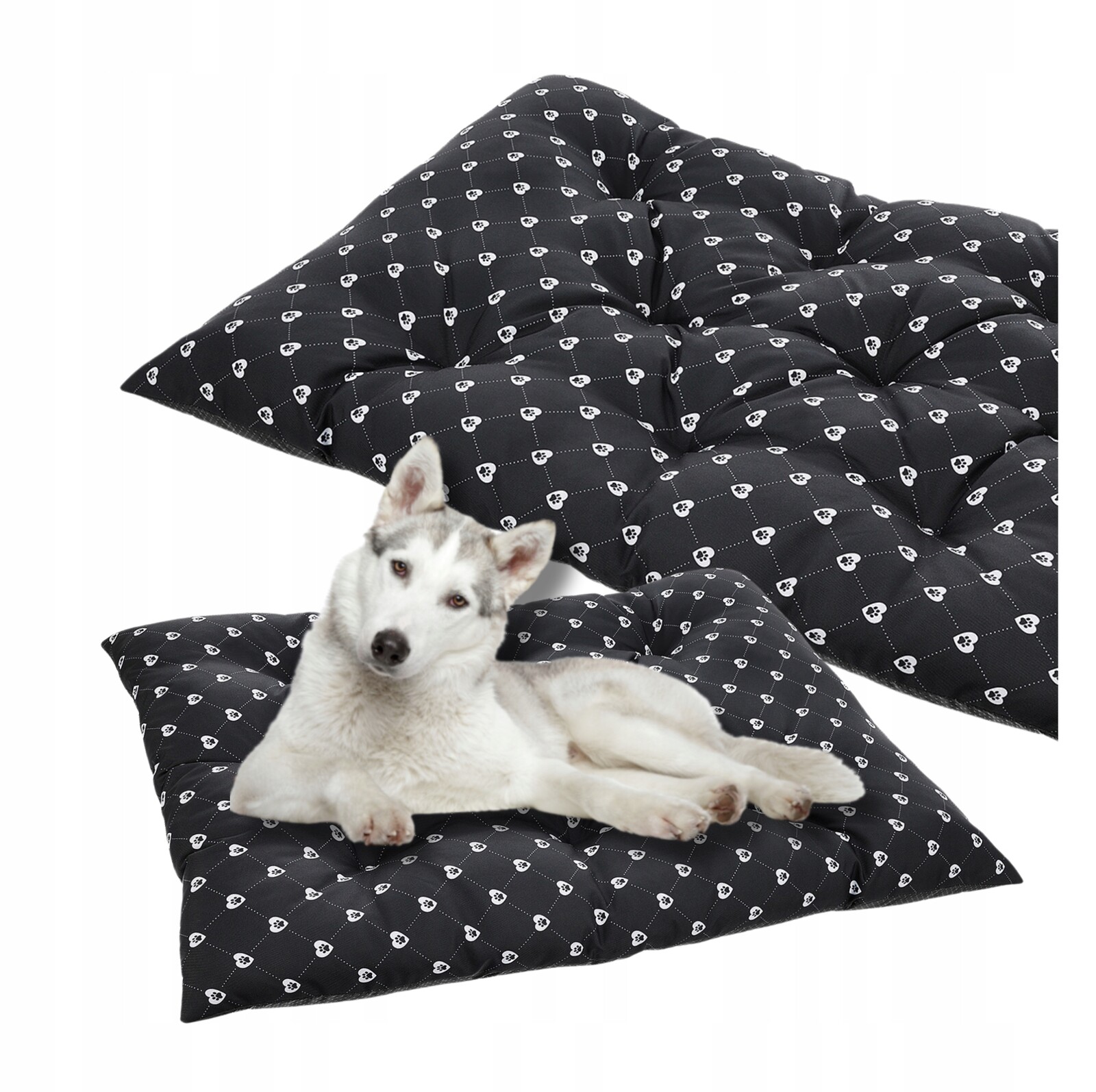 Pelíšek pro psa kočku Matrace Polštář 100x70 Voděodolné Měkké do auta