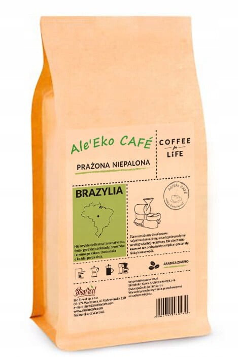 Pražená káva káva Arabica Brazílie 500 g Karamel, Čokoláda, Ořech