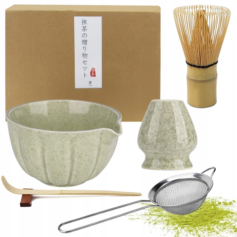 Bambusový Dárkový Set 5KS Na Čaj Matchy Chashaku Jako Dárek
