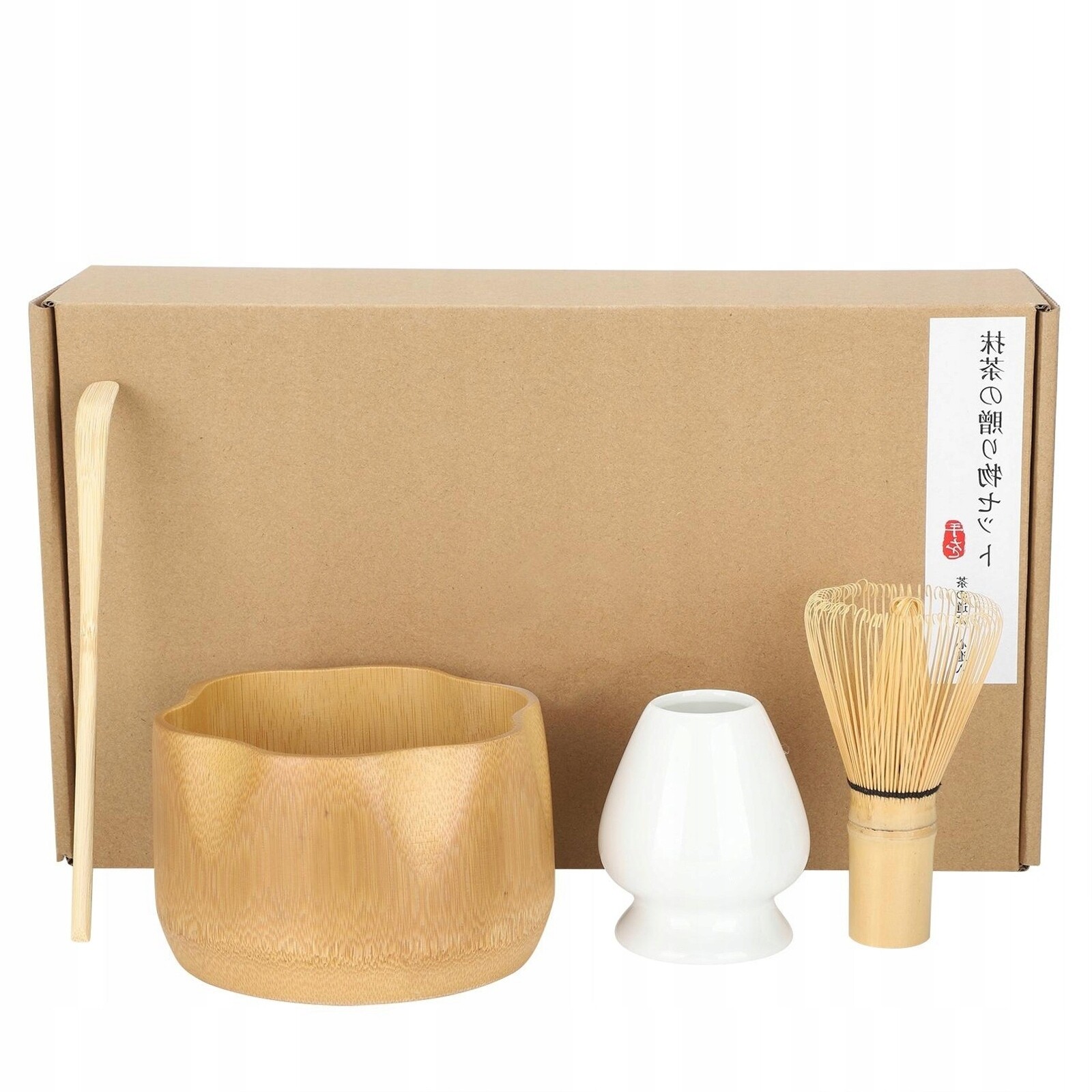 Startovací Sada Pro Matcha Šlehací Metlu Lžíce Nádoba Miska