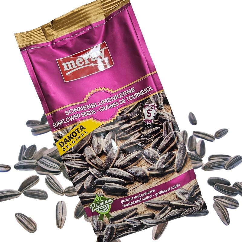 10x Turecká slunečnicová zrna Slunečnice Meray Pražená solená prémiová 250 g