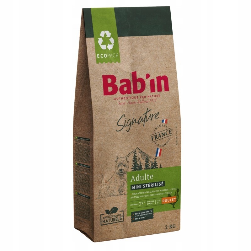 Bab'in Signature Mini Sterilized pro psy malých plemen 2 kg