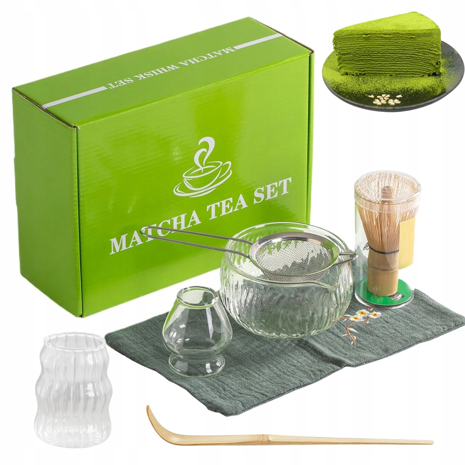 7 Ks Sada Na Čaj Matcha Bambusová Sada Na Obřad