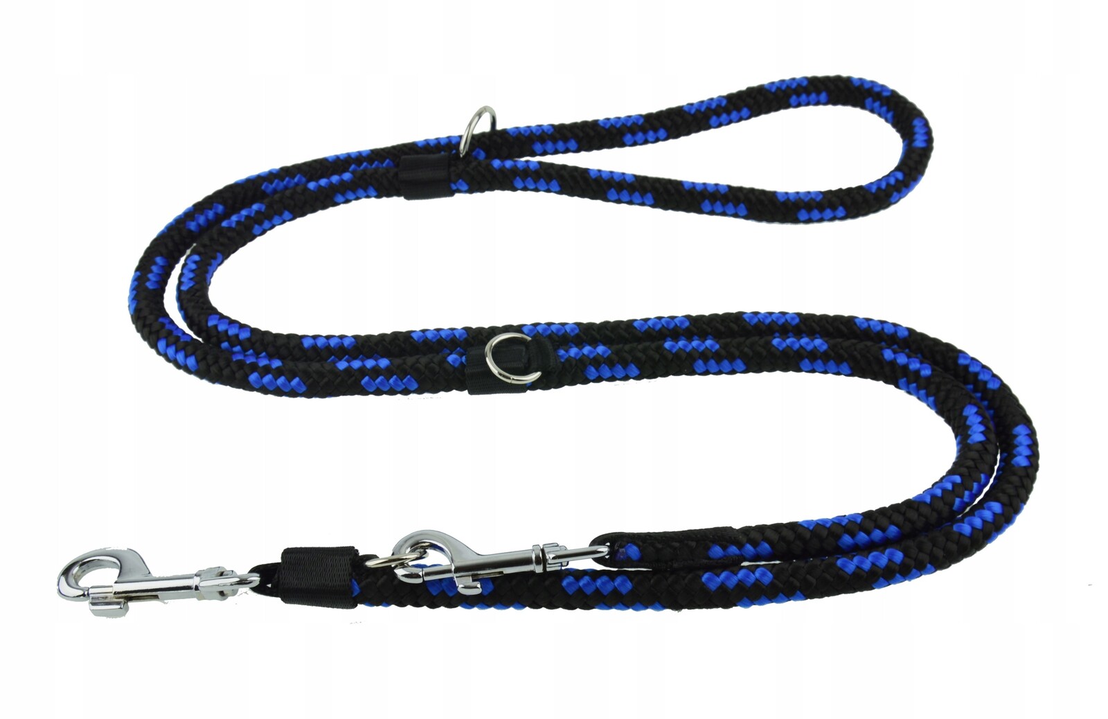 Vodítko pro pás Regulovatelné lanko Tlustá 2,5 m/1,4 cm Champion Černá Modrá