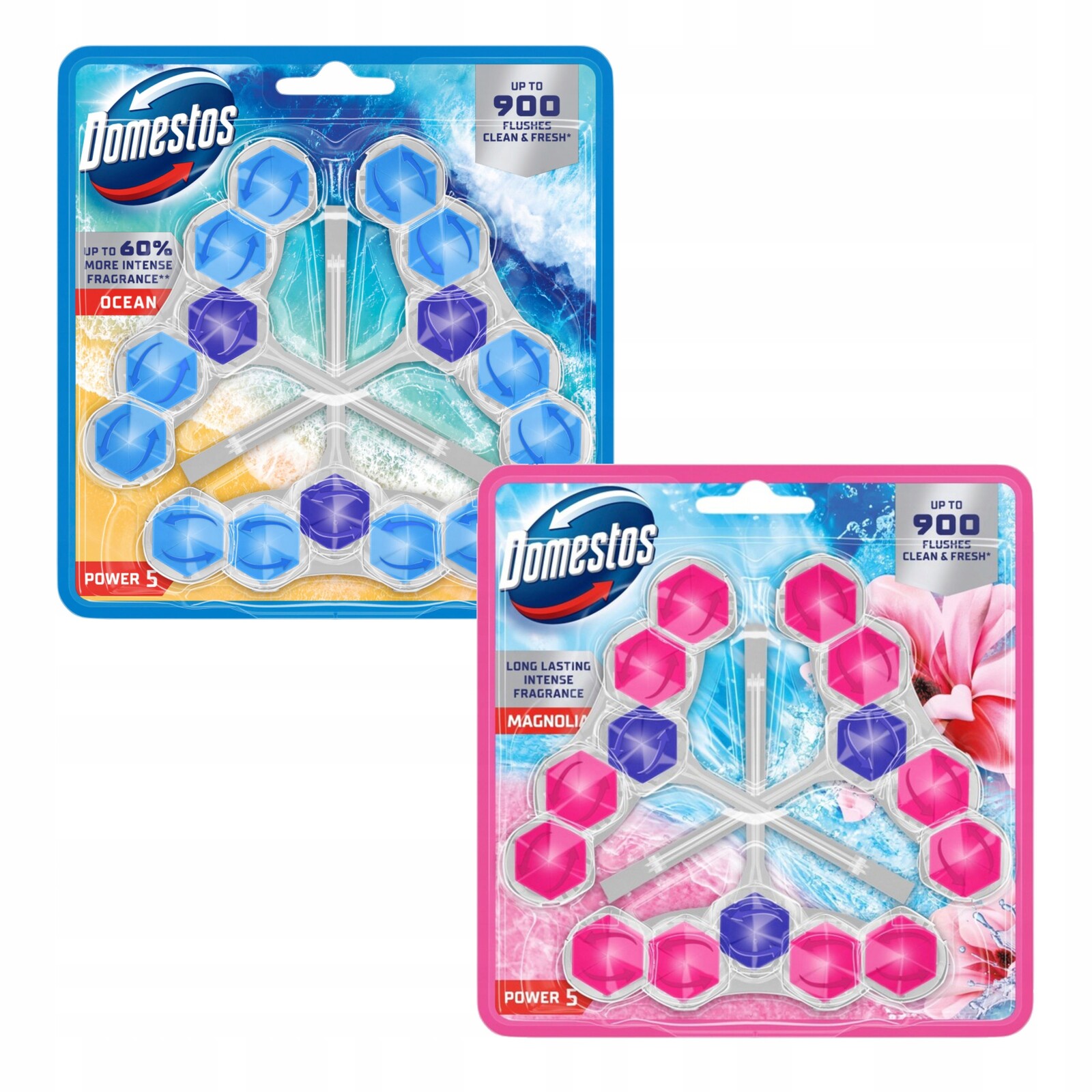 Domestos Toaletní Kostka Závěs Na Wc Power P5 MIX 6x50g