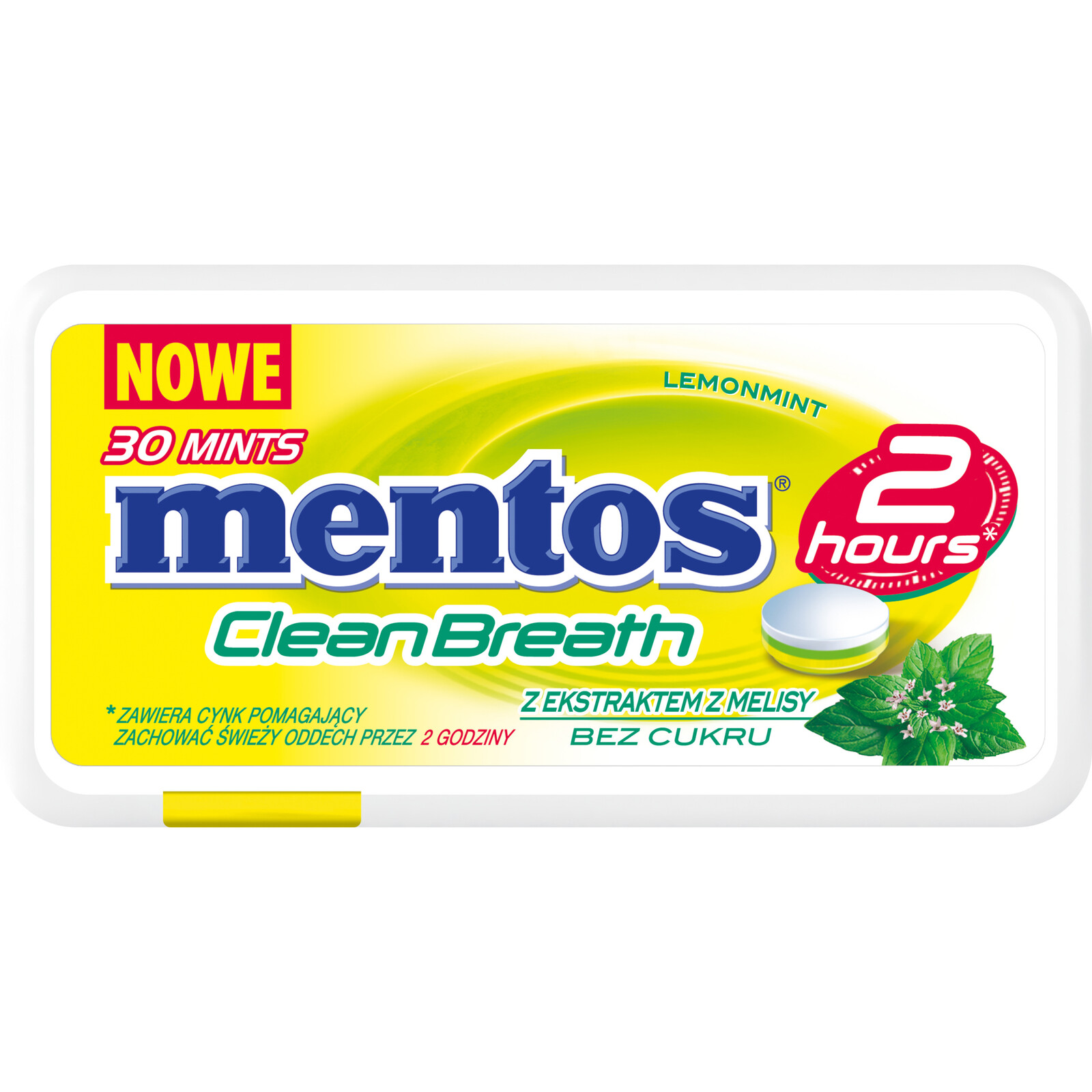 Sada Mentos Clean Breath LemonMint 12 kusů 21 g