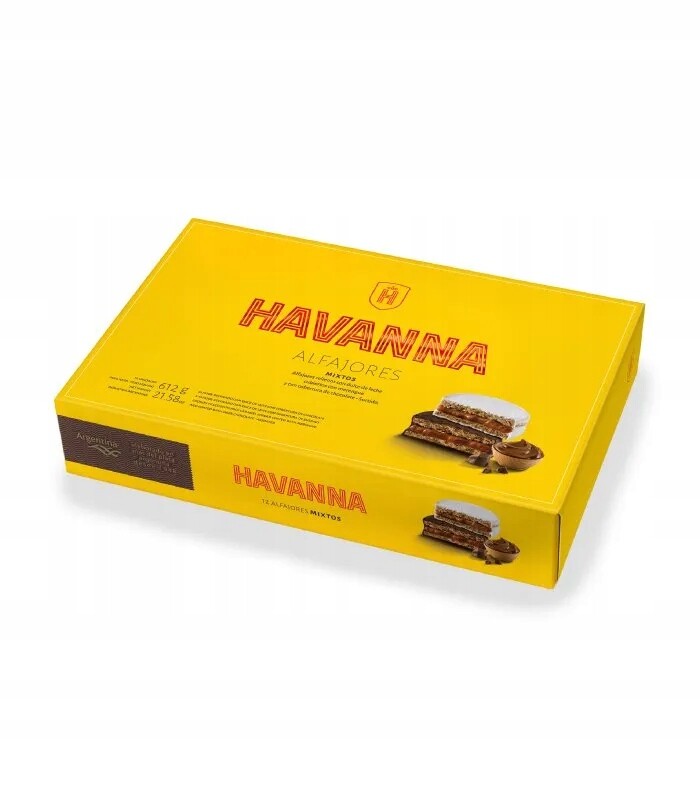 Alfajores Havanna Mixto krabička 12 kusů 612 g