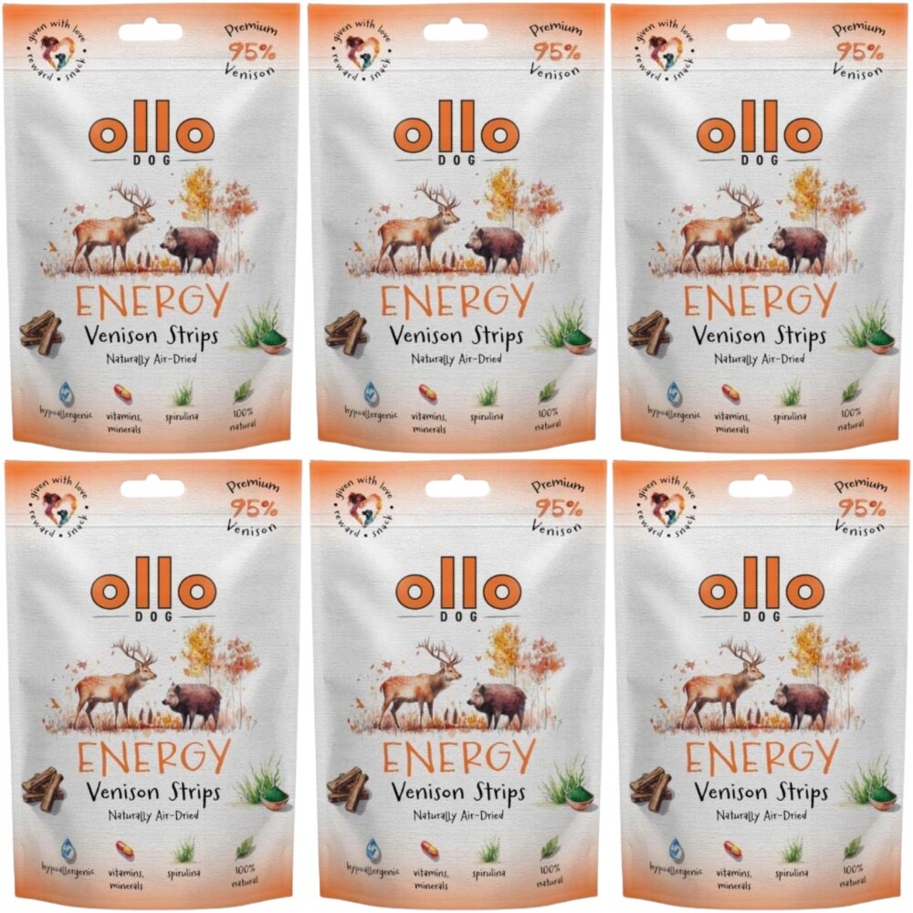 Ollo pamlsek se zvěřinou pro psa 6x80 g