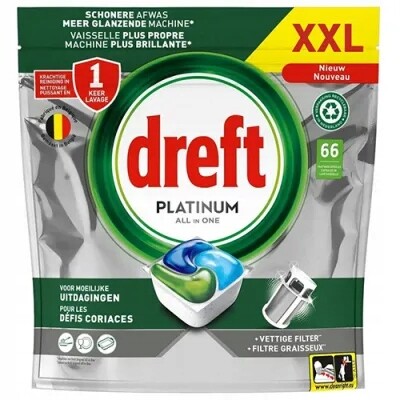 Dreft Platinum All in One Tabs 66 Ks 983g