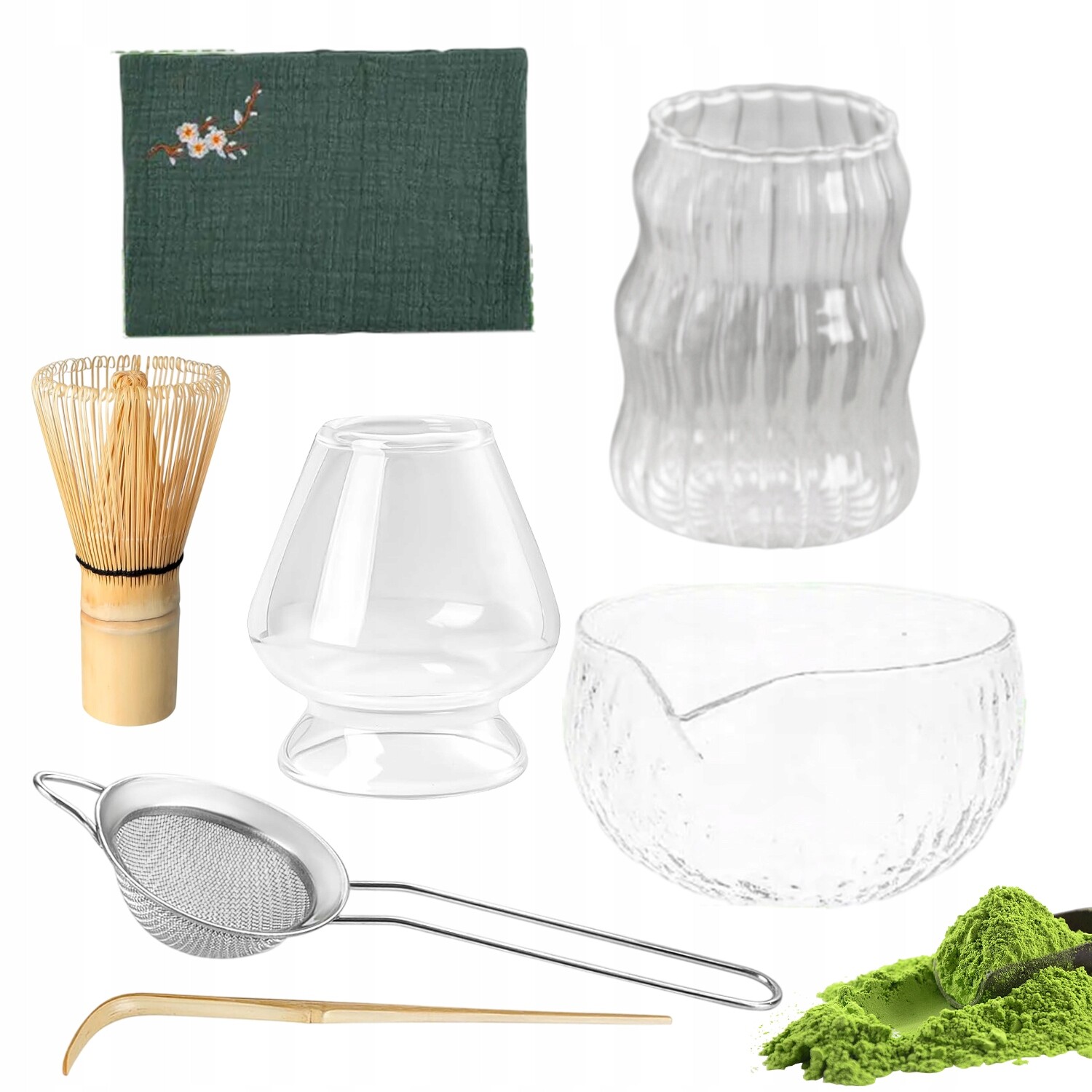 Bambusová Dárková Sada Na Čaj Matchy Chashaku