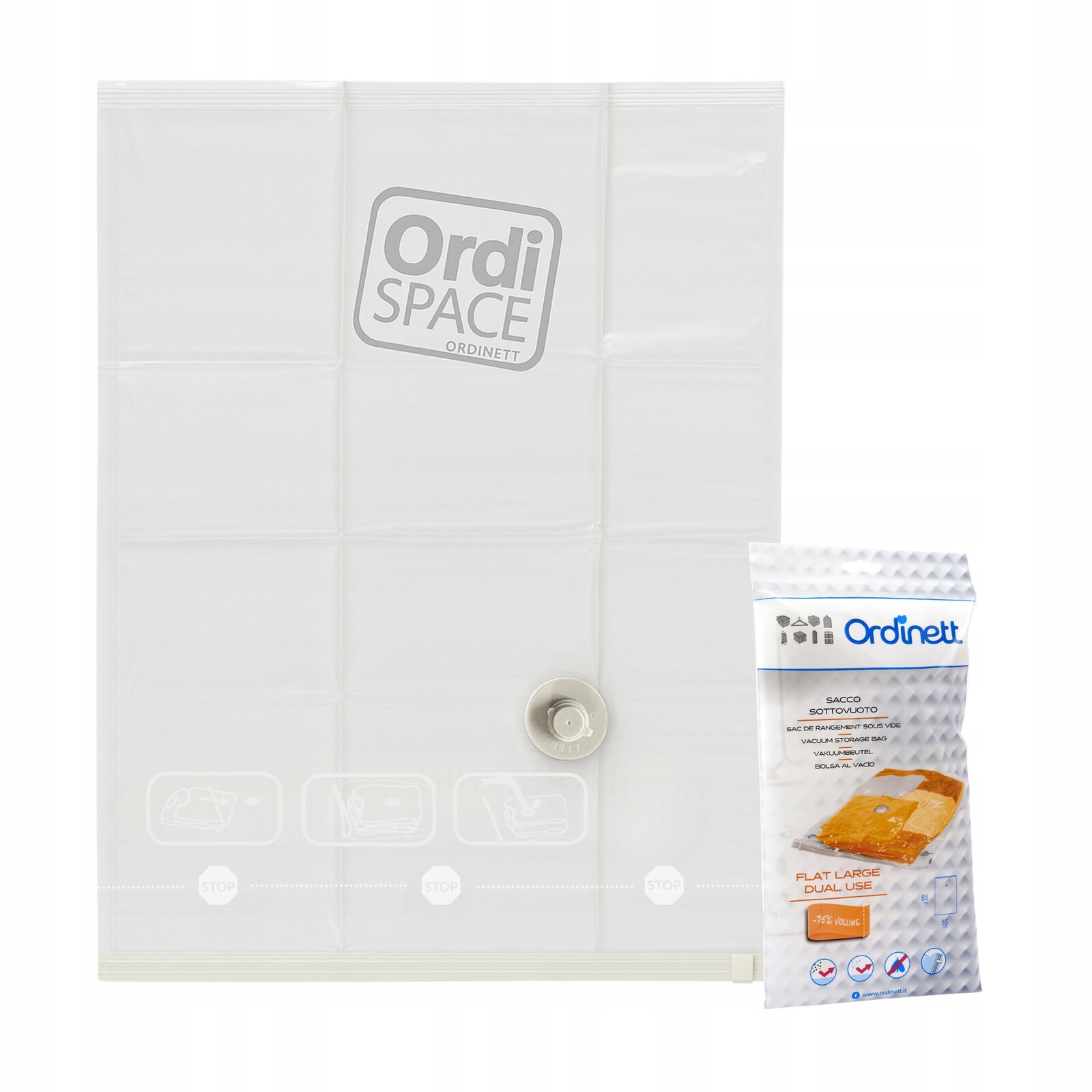 Vakuový sáček 55x85 Opakovaně Použitelný s ventilem pro odsávání vzduchu