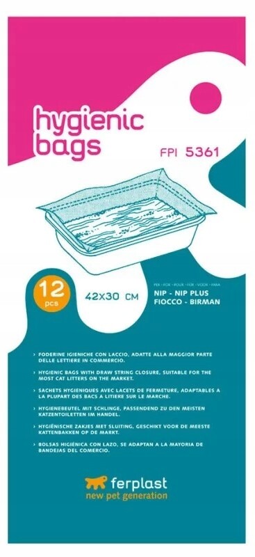 Sáčky do záchodu 42x30 cm 12 Ks