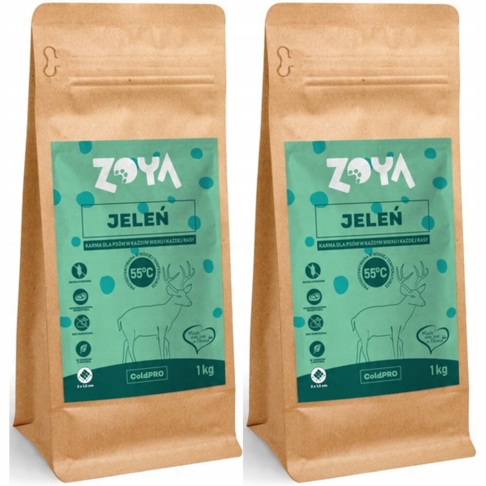 Suché krmivo pro psa Zoya Coldpro Jelen 2 x 1 kg