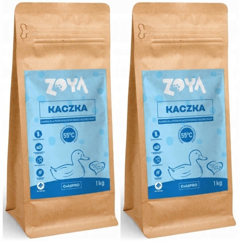 Suché krmivo pro psa Zoya Coldpro Kachna 2 x 1 kg