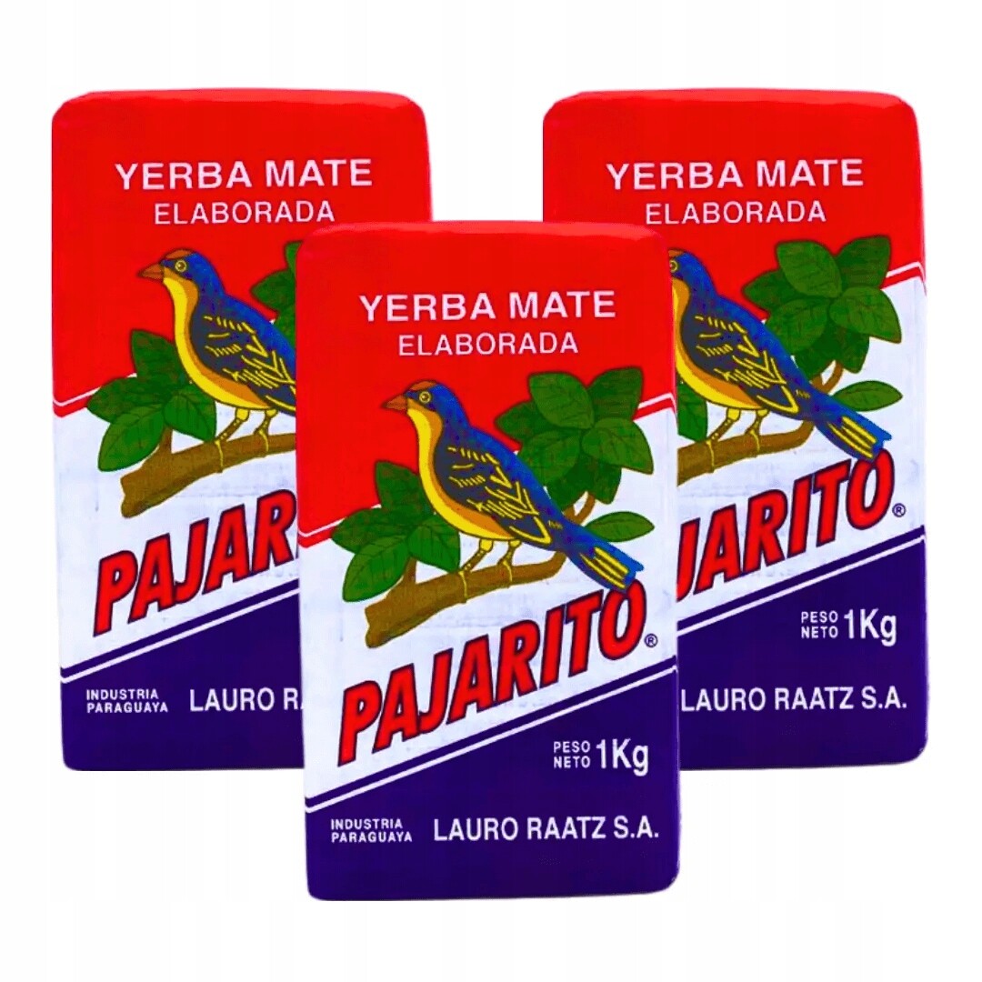 Sada Yerba Mate Pajarito Elaborada Con Palo Tradicional 3x1kg 3kg