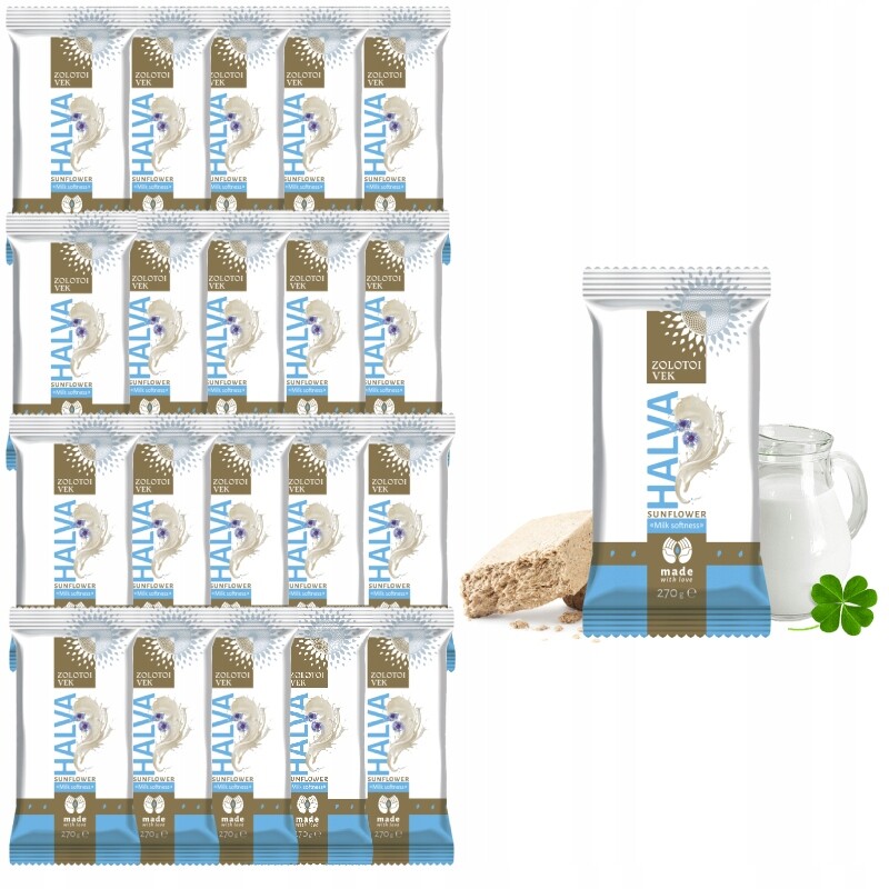 Chalva Mléčná jemnost Złoty Wiek Tradiční 20 ks 270 g
