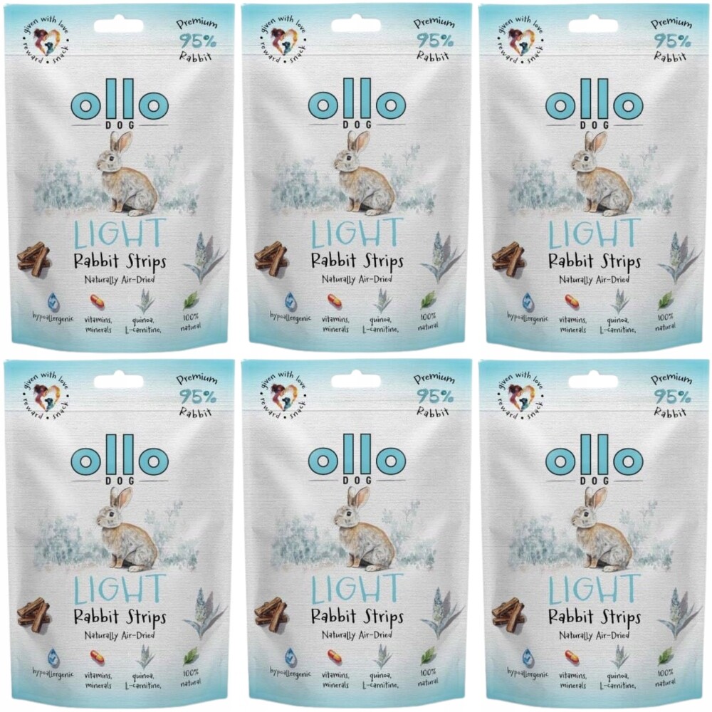 Ollo pamlsek s králíkem pro psa 6x80 g