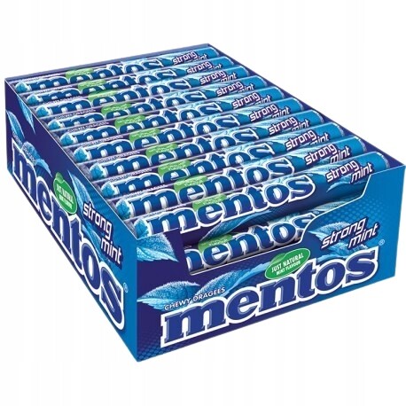 Mentos Strong Mint 37,5g/40 kartonů
