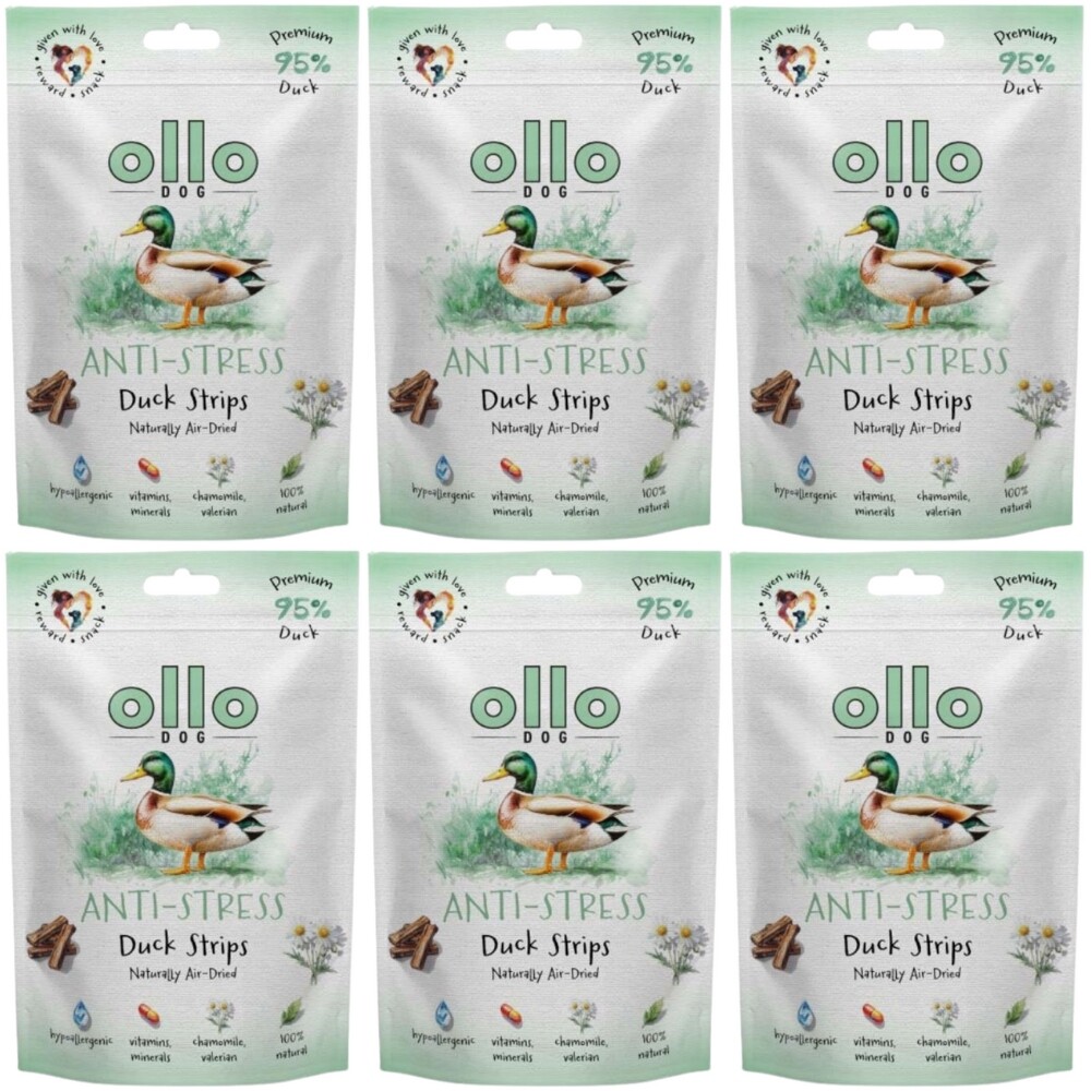Ollo pamlsek s kachnou pro psa 6x80 g