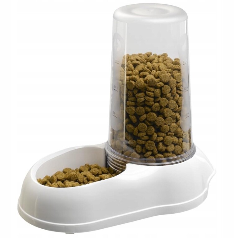 Dávkovač krmiva nebo vody pro psa a kočku 5,5L, praktický a hygienický, pohodlný