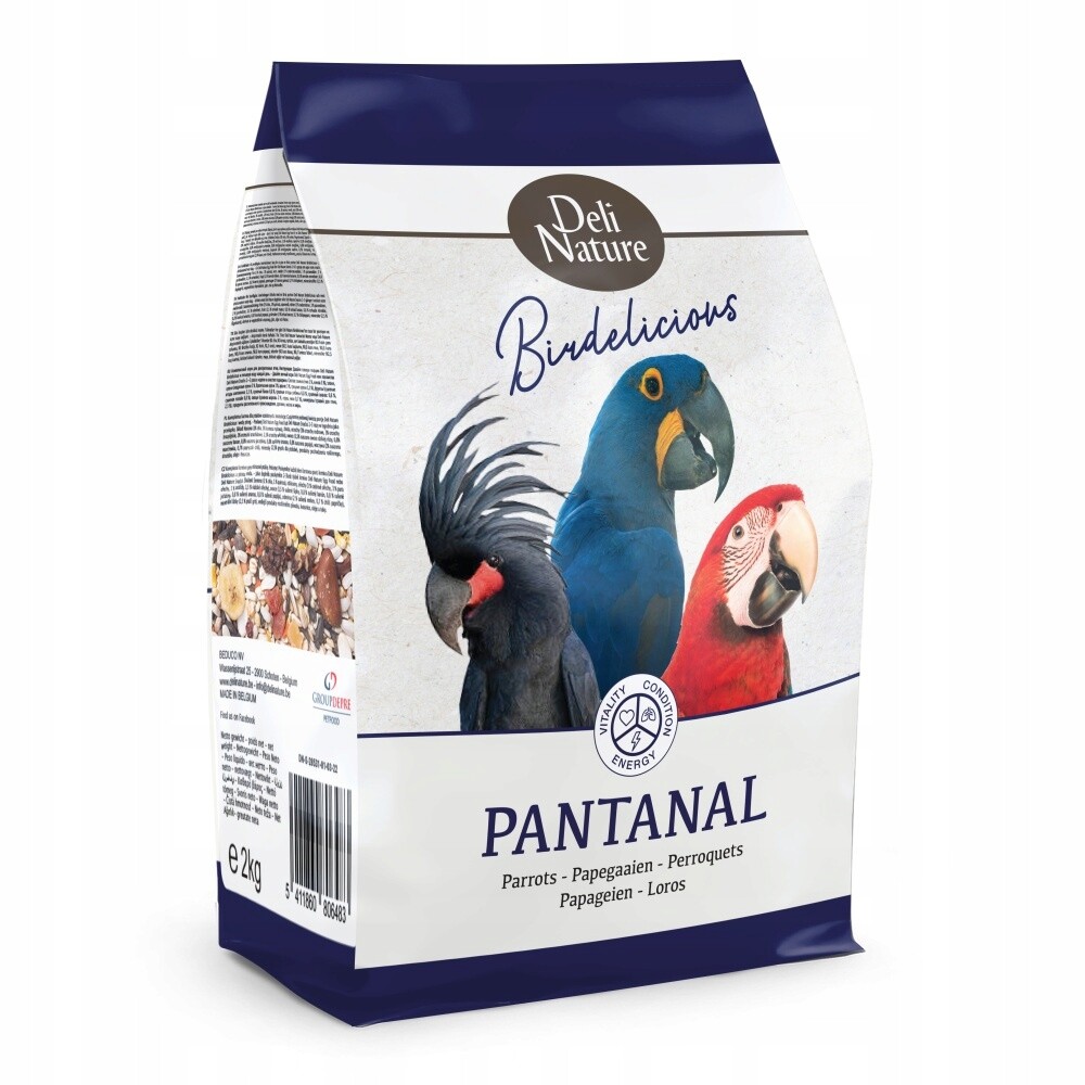 Deli Nature Birdelicious Pantanal velký papoušek 2 kg