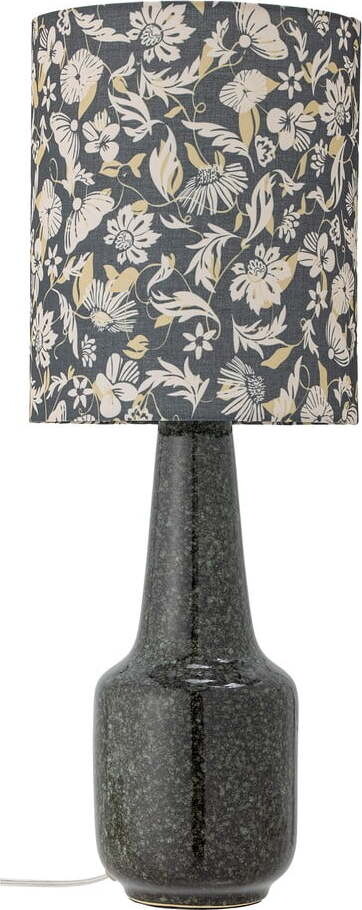 Zelená stolní lampa s textilním stínidlem (výška 62 cm) Olefine – Bloomingville