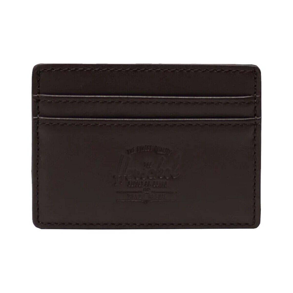 Herschel  Charlie Leather Rfid  Černá