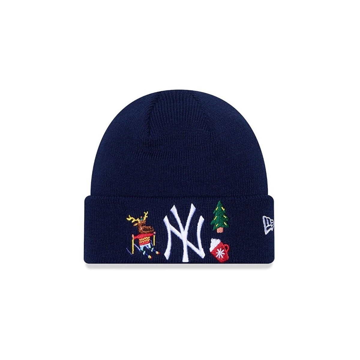 New-Era  Mlb Kids Inf Festive Cuff Knit  Tmavě modrá