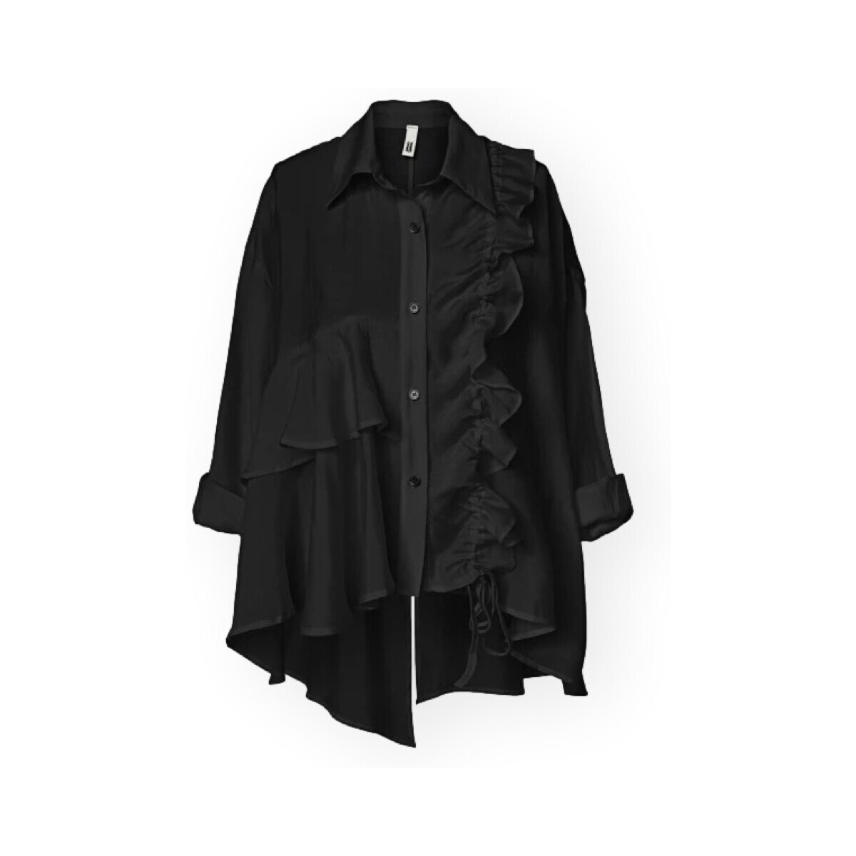 Wendy Trendy  Shirt 240723 - Black  Černá