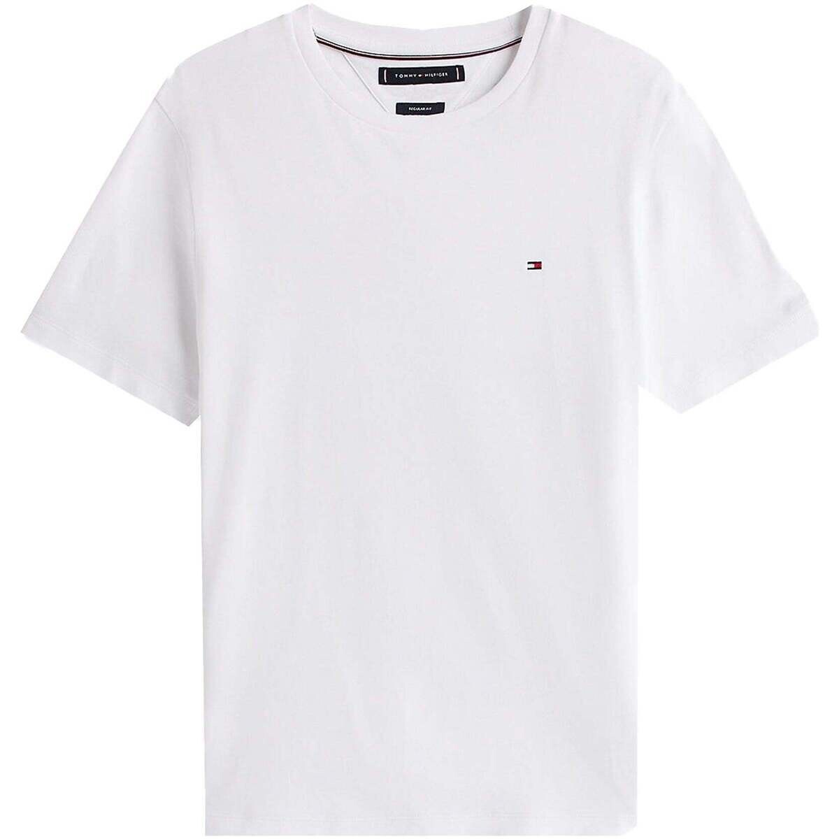 Tommy Hilfiger  Interlock Knit T-Shirt White  Bílá