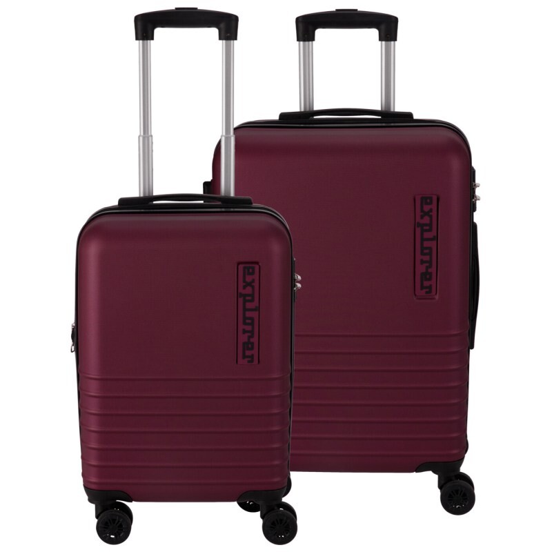 PROWORLD Sada cestovních kufrů 2 ks červená KO-DG4700160