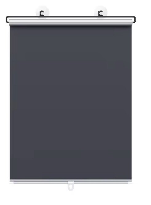 Zatemňovací roleta na okno - Černostříbrná 40 x 60 cm