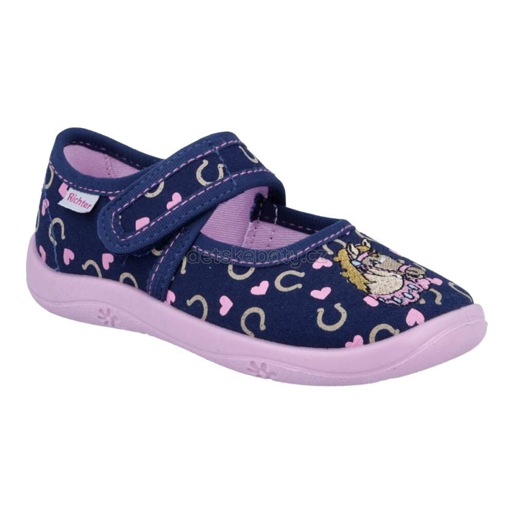 Domácí obuv Richter 9150-2291-6820 Velikost: 26