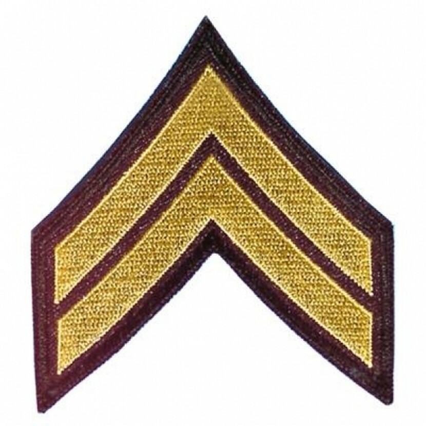 Nášivka Anton US CORPORAL - olivová-žlutá